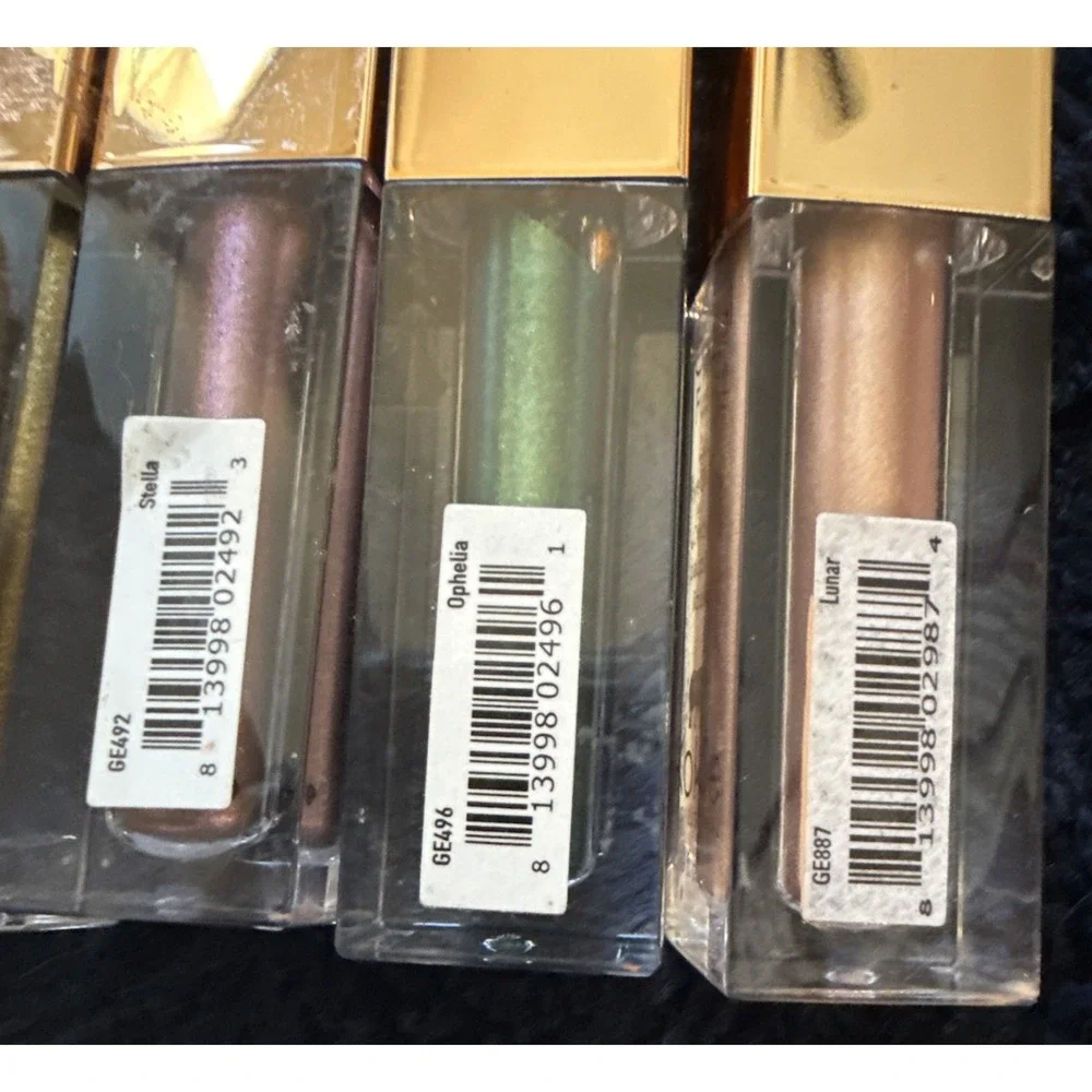 Kokie Cosmetics~Crystal Fusion Liquid Eye Shadow~ 6 Pack Mixed Shades~ See Photo